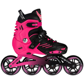 Patínes  Negro Rosado Belloni Plus